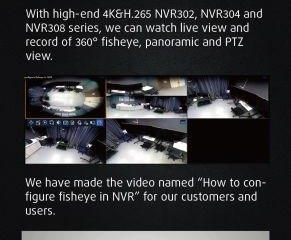 UNIVIEW Provides 4K fisheye and NVR Soluction - 